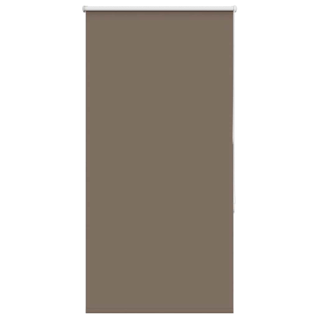 vidaXL Roller Blind Blackout Coffee 65x130 cm Fabric Width 60.7 cm Polyester