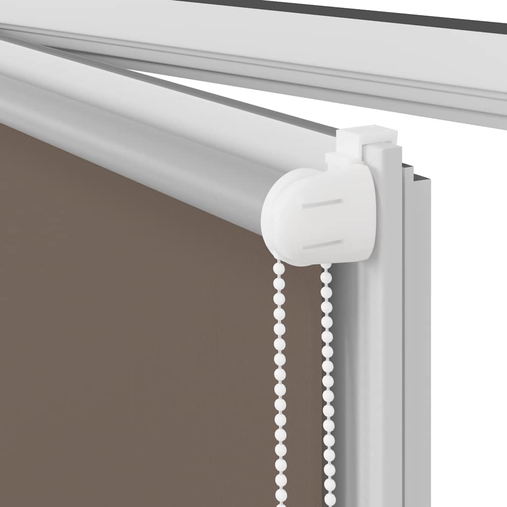 vidaXL Roller Blind Blackout Coffee 90x130 cm Fabric Width 85,7 cm Polyester