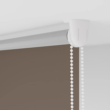 vidaXL Roller Blind Blackout Coffee 90x130 cm Fabric Width 85,7 cm Polyester