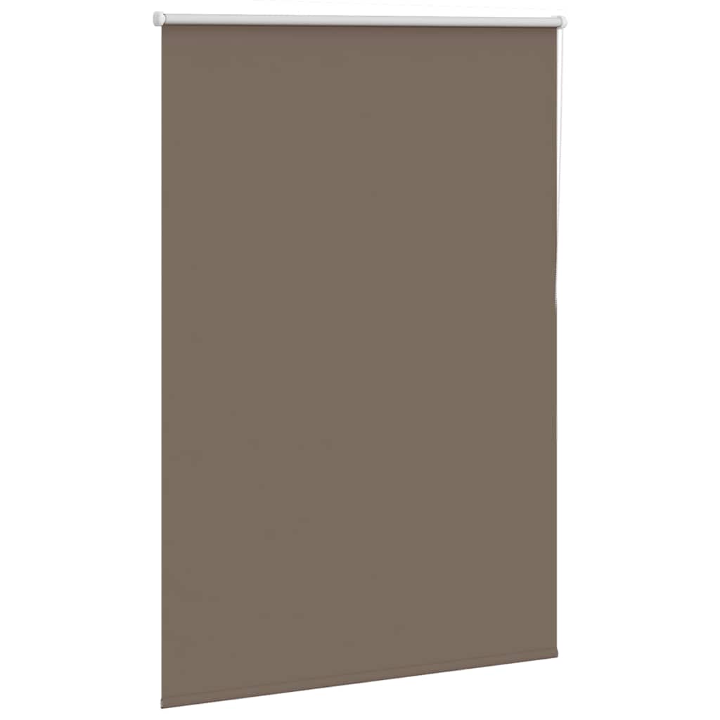 vidaXL Roller Blind Blackout Coffee 90x130 cm Fabric Width 85,7 cm Polyester