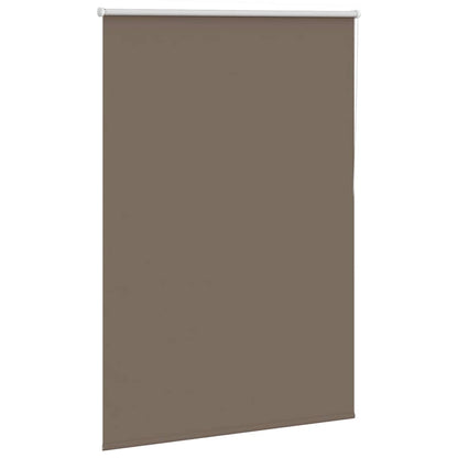 vidaXL Roller Blind Blackout Coffee 90x130 cm Fabric Width 85,7 cm Polyester