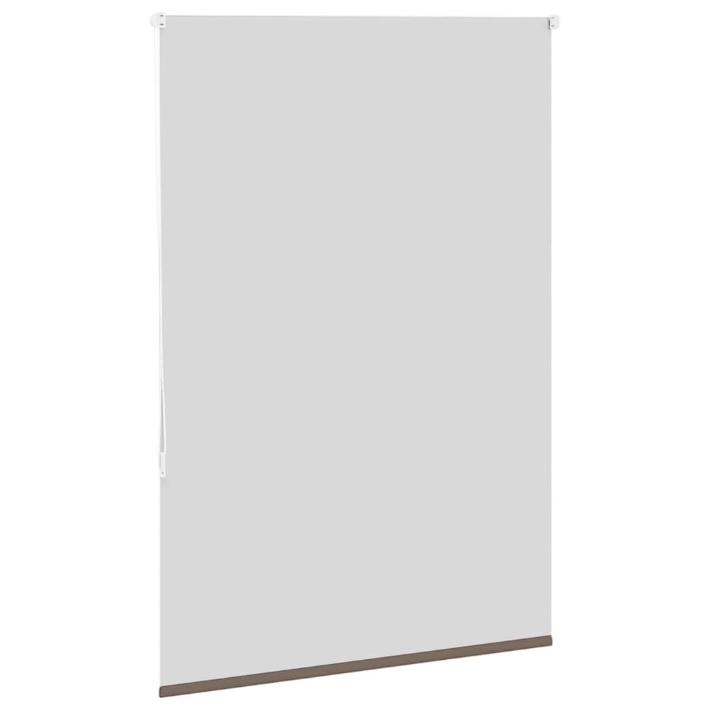 vidaXL Roller Blind Blackout Coffee 105x130 cm Fabric Width 100.7 cm Polyester