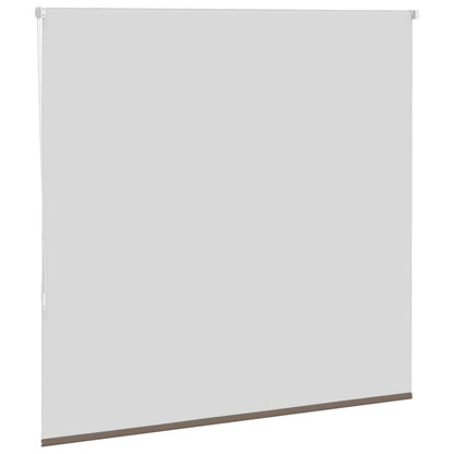 vidaXL Roller Blind Blackout Coffee 150x130 cm Fabric Width 146.6 cm Polyester