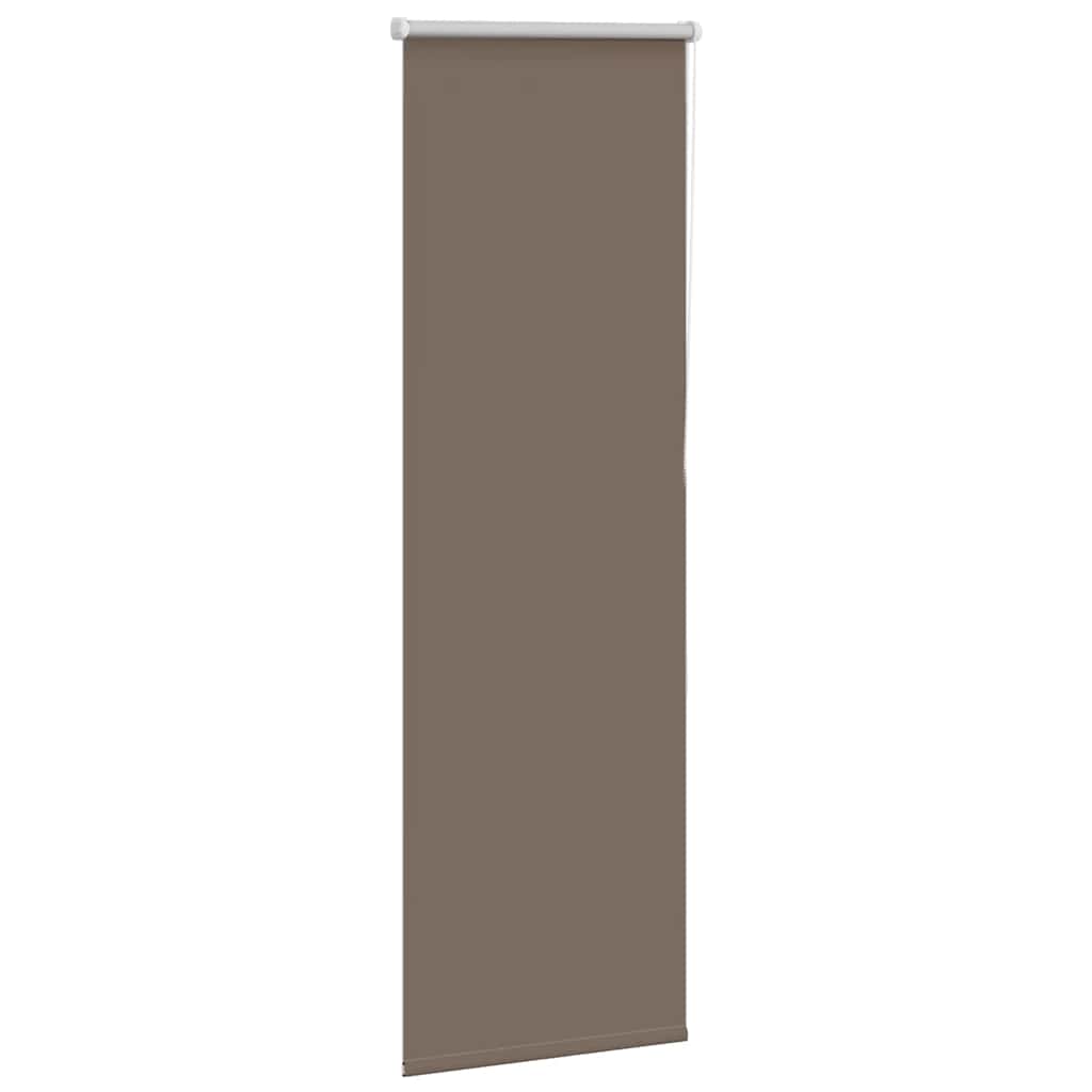 vidaXL Roller Blind Blackout Coffee 40x150 cm Fabric Width 35.7 cm