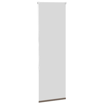 vidaXL Roller Blind Blackout Coffee 45x150 cm Fabric Width 40.7 cm Polyester