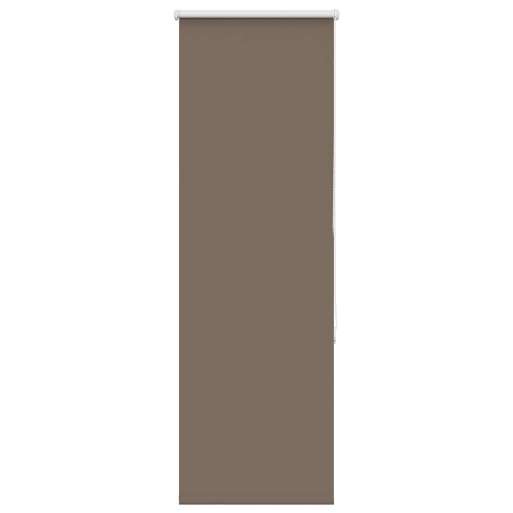 vidaXL Roller Blind Blackout Coffee 60x150 cm Fabric Width 55.7 cm