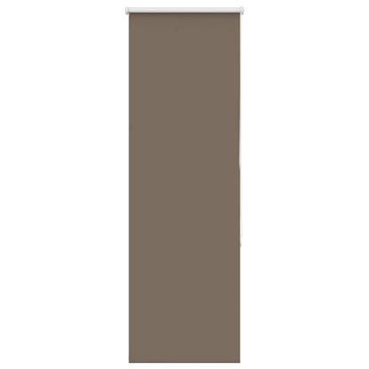 vidaXL Roller Blind Blackout Coffee 60x150 cm Fabric Width 55.7 cm