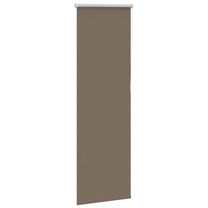 vidaXL Roller Blind Blackout Coffee 60x150 cm Fabric Width 55.7 cm