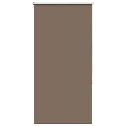 vidaXL Roller Blind Blackout Coffee 65x150 cm Fabric Width 60.7 cm