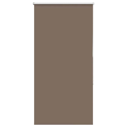 vidaXL Roller Blind Blackout Coffee 65x150 cm Fabric Width 60.7 cm