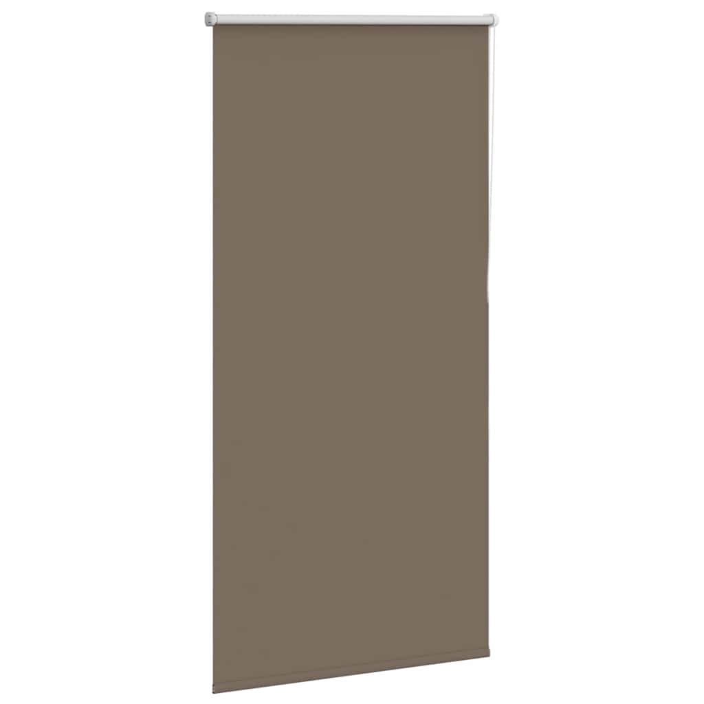 vidaXL Roller Blind Blackout Coffee 65x150 cm Fabric Width 60.7 cm