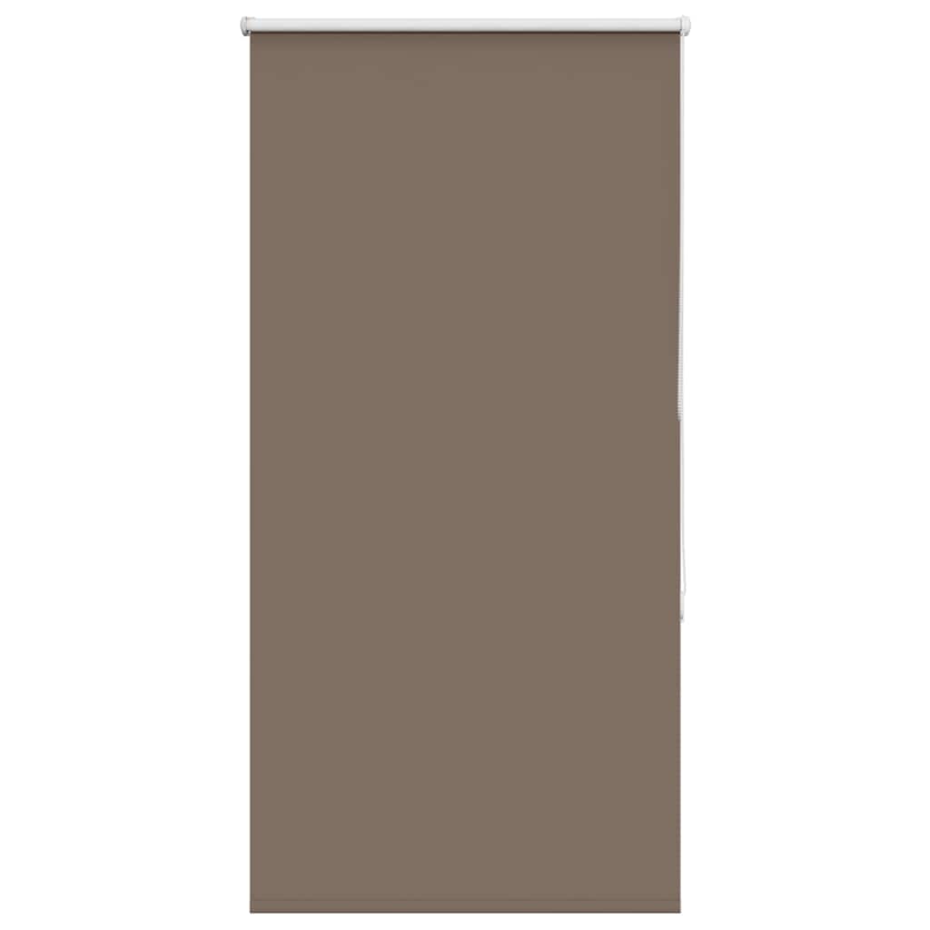 vidaXL Roller Blind Blackout Coffee 75x150 cm Fabric Width 70.7 cm