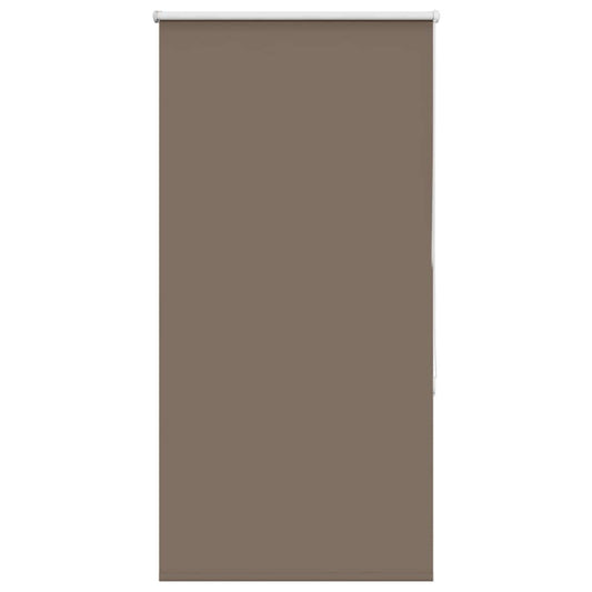 vidaXL Roller Blind Blackout Coffee 75x150 cm Fabric Width 70.7 cm