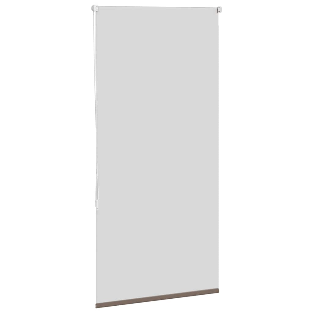 vidaXL Roller Blind Blackout Coffee 75x150 cm Fabric Width 70.7 cm
