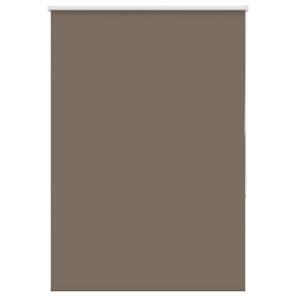 vidaXL Roller Blind Blackout Coffee 115x150 cm Fabric Width 110.7 cm Polyester