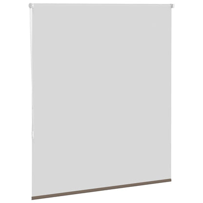 vidaXL Roller Blind Blackout Coffee 125x150 cm Fabric Width 121.6 cm Polyester
