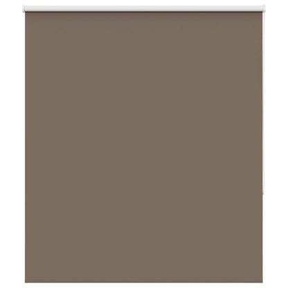 vidaXL Roller Blind Blackout Coffee 140x150 cm Fabric Width 136.6 cm