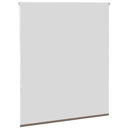 vidaXL Roller Blind Blackout Coffee 140x150 cm Fabric Width 136.6 cm