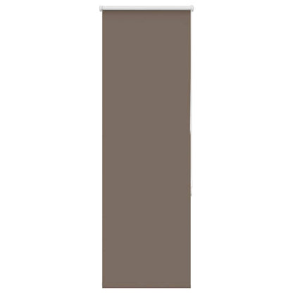 vidaXL Roller Blind Blackout Coffee 50x175 cm Fabric Width 45.7 cm Polyester