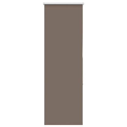 vidaXL Roller Blind Blackout Coffee 60x175 cm Fabric Width 55.7 cm