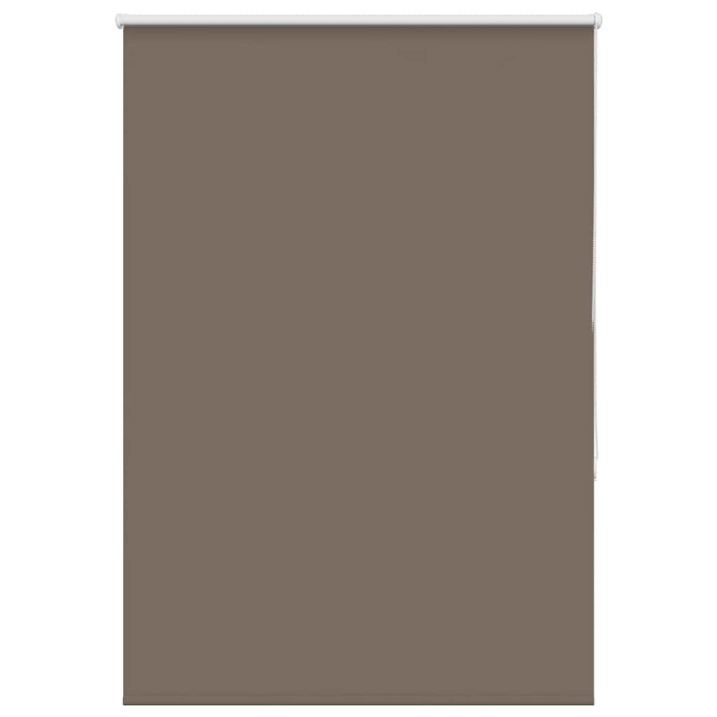 vidaXL Roller Blind Blackout Coffee 90x175 cm Fabric Width 85.7 cm Polyester