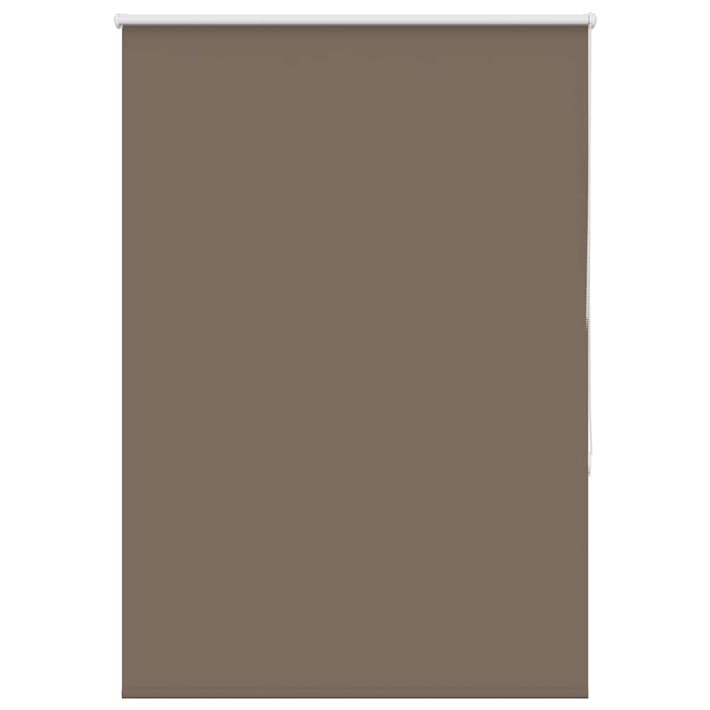vidaXL Roller Blind Blackout Coffee 100x175 cm Fabric Width 95.7 cm