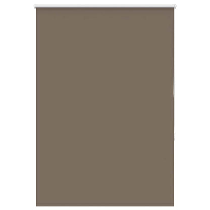 vidaXL Roller Blind Blackout Coffee 100x175 cm Fabric Width 95.7 cm