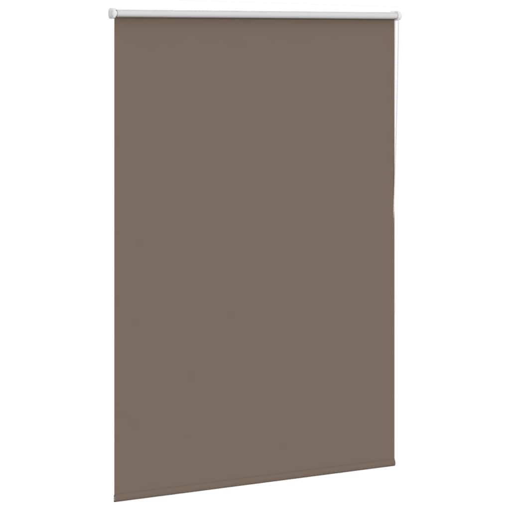 vidaXL Roller Blind Blackout Coffee 100x175 cm Fabric Width 95.7 cm
