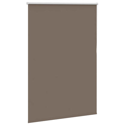 vidaXL Roller Blind Blackout Coffee 100x175 cm Fabric Width 95.7 cm