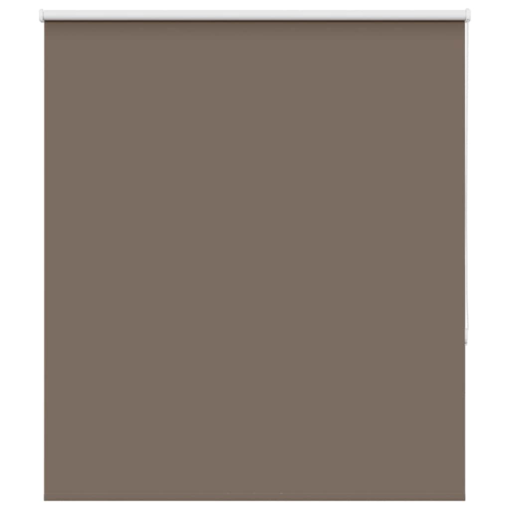 vidaXL Roller Blind Blackout Coffee 135x175 cm Fabric Width 131.6 cm