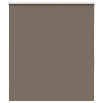 vidaXL Roller Blind Blackout Coffee 135x175 cm Fabric Width 131.6 cm