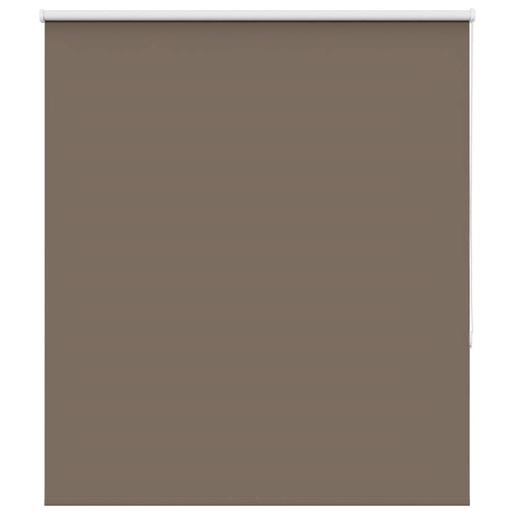 vidaXL Roller Blind Blackout Coffee 140x175 cm Fabric Width 136.6 cm