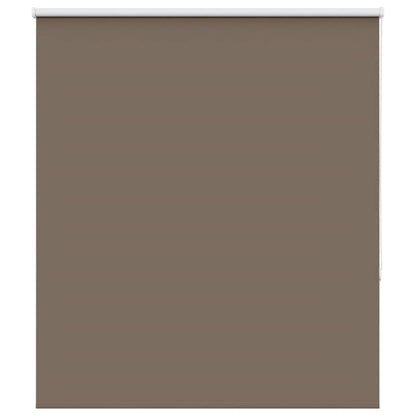 vidaXL Roller Blind Blackout Coffee 140x175 cm Fabric Width 136.6 cm
