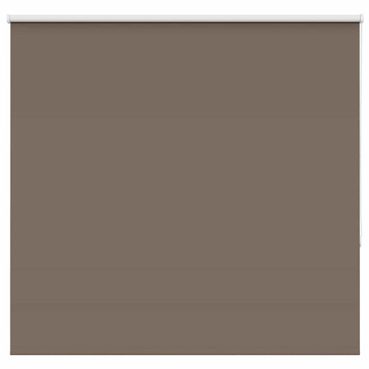 vidaXL Roller Blind Blackout Coffee 160x175 cm Fabric Width 156.6 cm