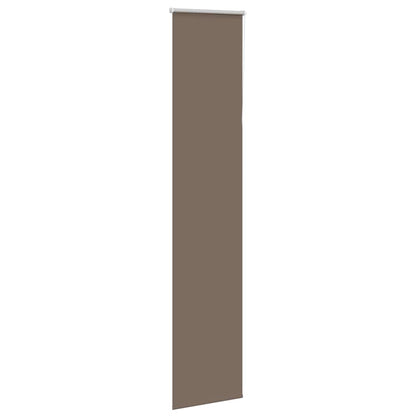 vidaXL Roller Blind Blackout Coffee 50x210 cm Fabric Width 45.7 cm Polyester