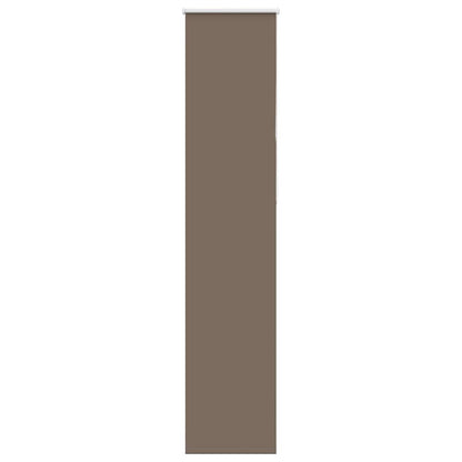 vidaXL Roller Blind Blackout Coffee 55x210 cm Fabric Width 50.7 cm Polyester