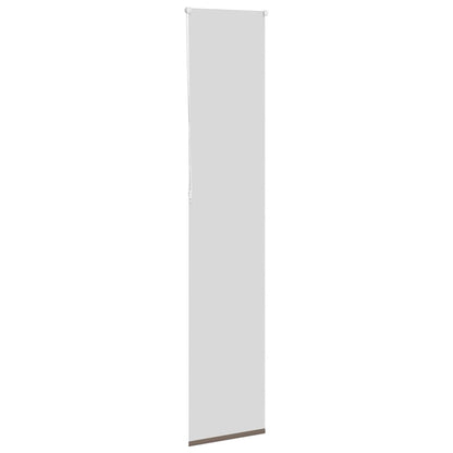 vidaXL Roller Blind Blackout Coffee 55x210 cm Fabric Width 50.7 cm Polyester