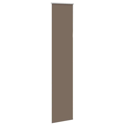 vidaXL Roller Blind Blackout Coffee 60x210 cm Fabric Width 55.7 cm Polyester