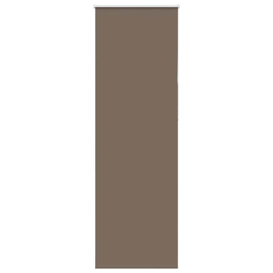 vidaXL Roller Blind Blackout Coffee 75x210 cm Fabric Width 70.7 cm Polyester