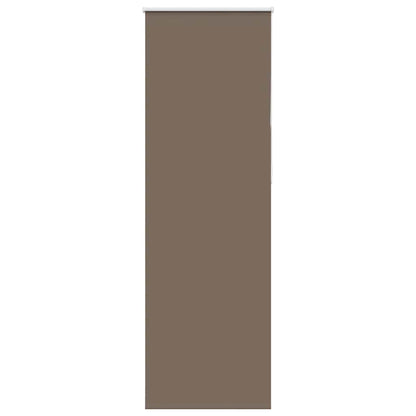 vidaXL Roller Blind Blackout Coffee 85x210 cm Fabric Width 80.7 cm Polyester