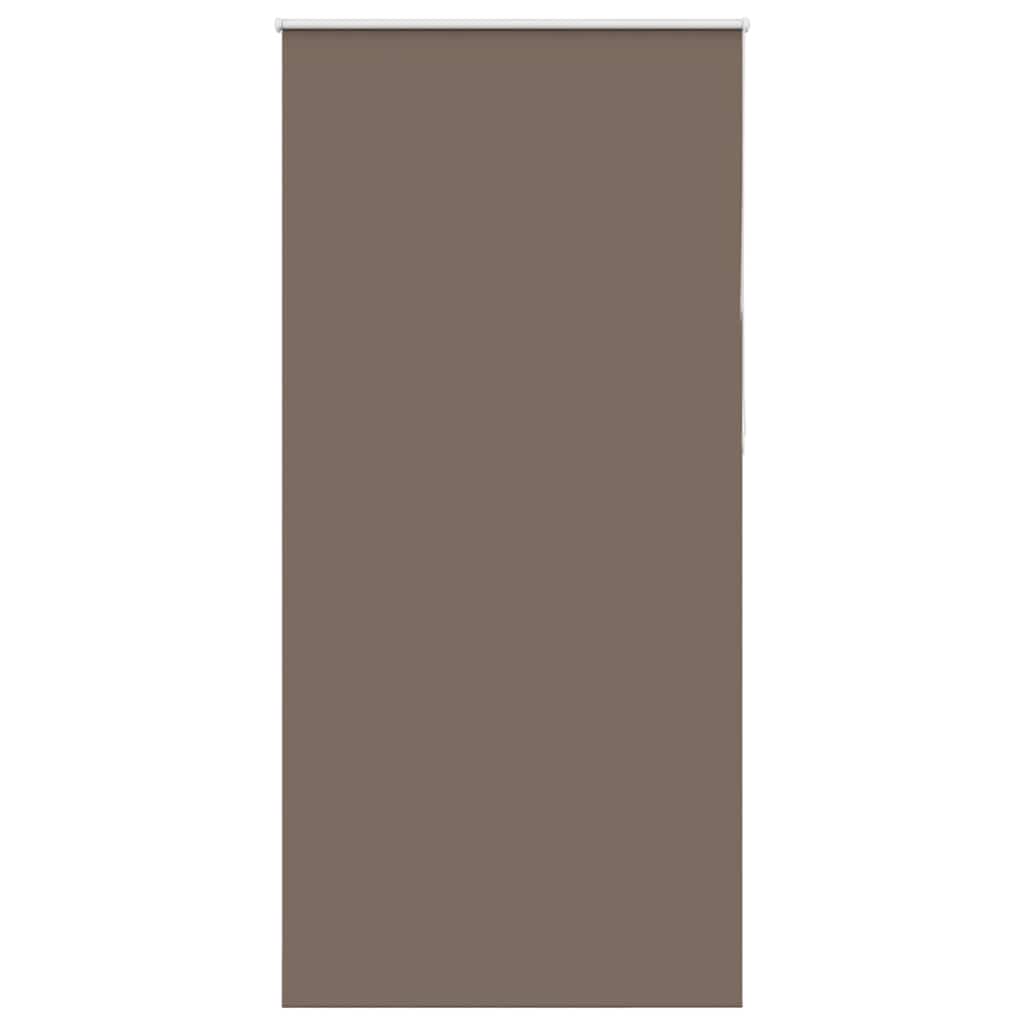 vidaXL Roller Blind Blackout Coffee 115x210 cm Fabric Width 110.7 cm