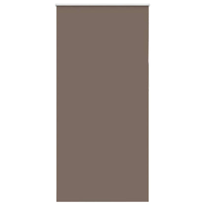 vidaXL Roller Blind Blackout Coffee 115x210 cm Fabric Width 110.7 cm