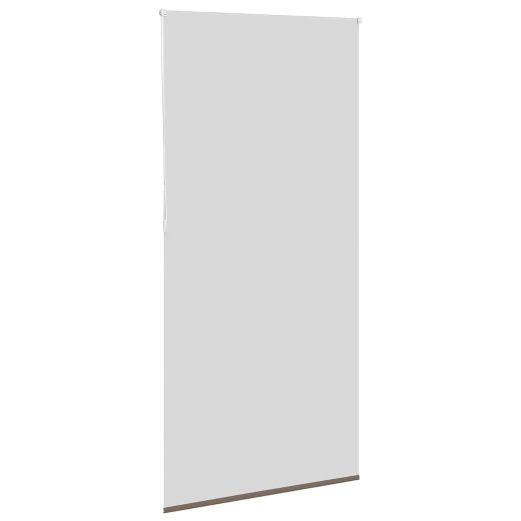 vidaXL Roller Blind Blackout Coffee 115x210 cm Fabric Width 110.7 cm
