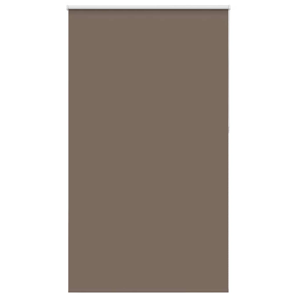 vidaXL Roller Blind Blackout Coffee 125x210 cm Fabric Width 121.6 cm