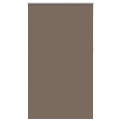 vidaXL Roller Blind Blackout Coffee 125x210 cm Fabric Width 121.6 cm