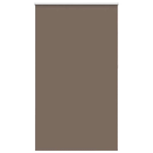 vidaXL Roller Blind Blackout Coffee 125x210 cm Fabric Width 121.6 cm