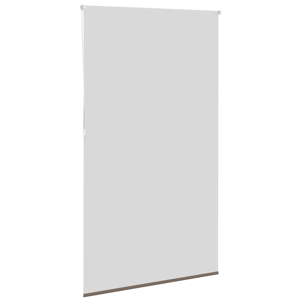 vidaXL Roller Blind Blackout Coffee 125x210 cm Fabric Width 121.6 cm