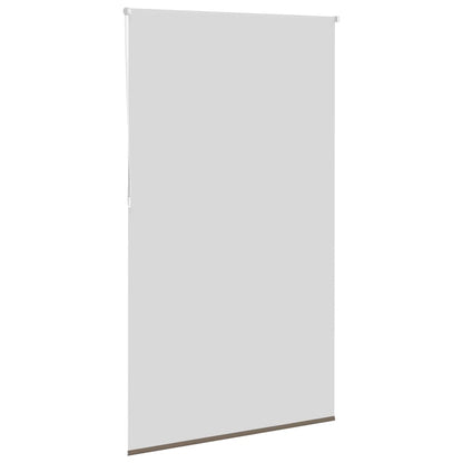 vidaXL Roller Blind Blackout Coffee 125x210 cm Fabric Width 121.6 cm