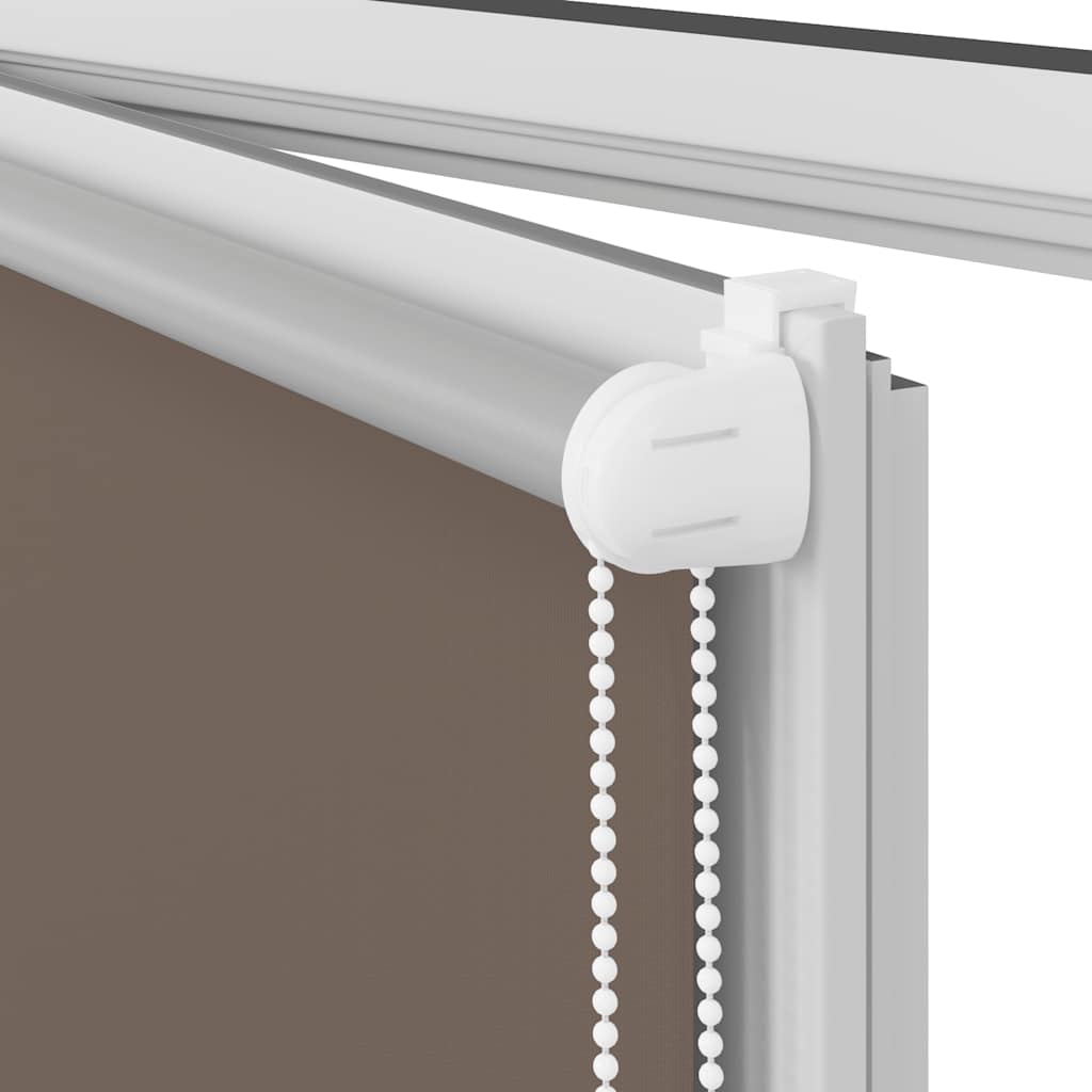 vidaXL Roller Blind Blackout Coffee 45x230 cm Fabric Width 40.7 cm