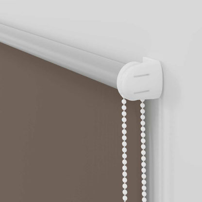 vidaXL Roller Blind Blackout Coffee 45x230 cm Fabric Width 40.7 cm
